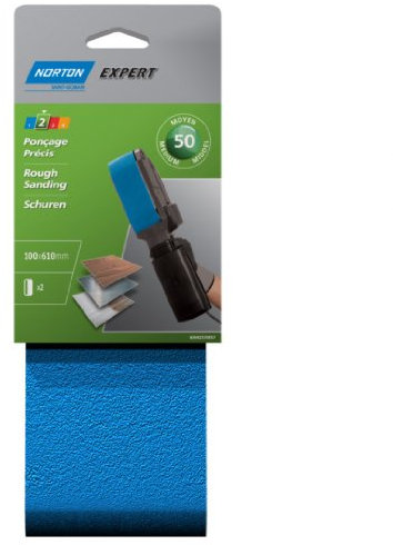 Norton Lot de 2 Bandes expert 100 x 610 Grain 50