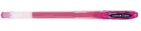uni-ball Signo UM-120 Gel Rollerball Pen - Pink, Pack of 12