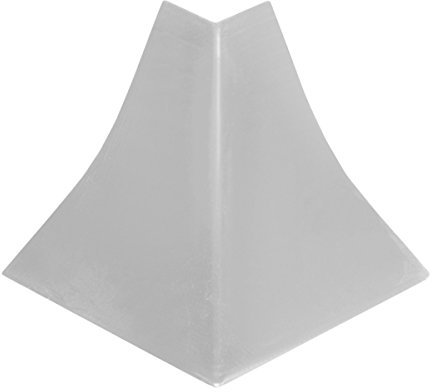 HOLZBRINK Rinconera exterior: de PVC a juego con el copete de encimera granito claro 23x23 mm