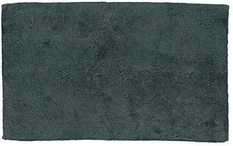 kela 20437 Badematte, Rutschhemmend, 100% Baumwolle, 120 x 70 cm, Ladessa, Dunkelgrau