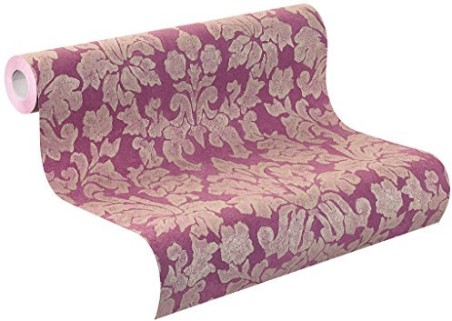 Rasch Papier peint non-tissé Motif, décorations classique rose, Belleville 441468, doré,