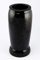 Afterglow Élégant vase funéraire en granit véritable, suédois noir, hauteur : 20 cm, diamètre : 10 cm, résistant aux intempéries et au gel, avec insert en plastique