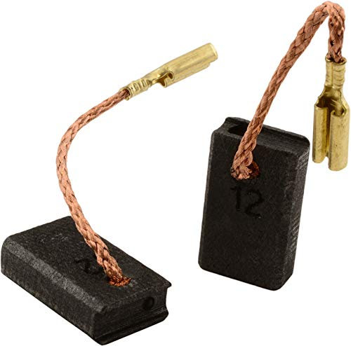 Kohlebürsten kompatibel mit Metabo WQ 125 AV Winkelschleifer - 5x10x16mm - 2.0x3.9x6.3'' - Mit automatische Abschaltung