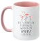 TassenTicker® - ''Die schönsten Flamingos werden im August geboren'' - Pink - Geburtstag-Tasse - hochwertige Qualität - Freundin - Schwester - Mama - Tochter - Nichte - Schatz - Geschenk (August)