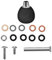 Keenso Angelrolle Griffknopf, Leichtmetall Angelrolle Griff Modifikation Power Knob Angelrolle Köder Casting Rollen Knopf(Pistolenfarbe)