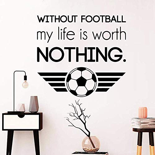 Decorazione Domestica Adesivi Murali In Gesso Soggiorno Decorazione Dormitorio Murale Poster Nuovi Adesivi Murali Calcio Accessori Decorazione Casa 58X53Cm