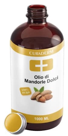 Cura Farma 26302 100% reines Süßes Mandelöl 2-stücke, 1 l