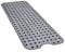 YINENN Bath and Shower Safety Mats 40x16 inch, Non Slip with Suction Cups for Bathroom Stall and Tub Floor, Extra Large and Machine Washable, Drain Holes Keep Bathtub Clean, Clear Light Black
