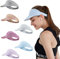 XMES Sport Elastic Visor Hats, Adjustable Cap UV Protection Outdoor Sun Sports Visor Men Women Headband for for Golf Cycling Fishing Tennis Running, D, Einheitsgröße