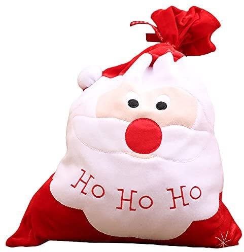 AIDIER Weihnachts-Geschenktasche mit Satan-Claus-Motiv, groß, Aufbewahrungstasche