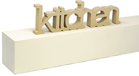 Placa de madera Kitchen Decoración Cocina - Texto de cocina, complemento de decoración, decoración de apoyo para cocina, locales y bares