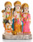 Gott Statue Skulptur Idol Figur Handbemaltes dekoratives Schaustück für Zuhause Büro Pooja Ghar Tempel Dekor und Geschenk (Ram Darbar)