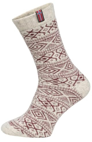 HomeOfSocks Norweger Socken Damen Herren Skandinavische Kuschelsocken Wolle | angenehm fest · antibakteriell · elastisch · klimaregulierend · strapazierfähig · wärmend · weich · Atmungsaktiv · Casual