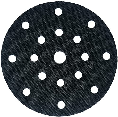 6 inch 17 Holes Premium Hook and Loop Pad Saver for Random Orbital Sanders notably extends the backing pad´s lifetime,Multi Hole Pad Protector