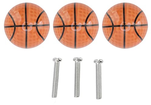 3 Set Single Hole Drawer Ceramic Handle Cabinet Kitchen Home Door Handle Basketball Drawer knob