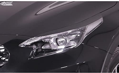 RDX Racedesign Scheinwerferblenden kompatibel mit Kia XCeed (CD) 2019- (ABS), Unlackiert
