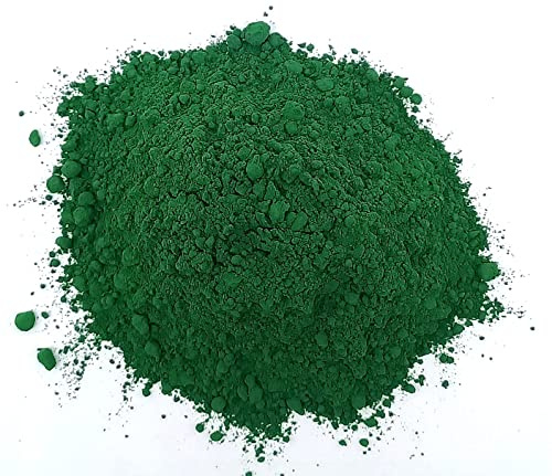 CRIGEMA - Pigment en poudre - Terre vert foncé - 200 g - 100 % pur - Peinture à l'huile, trempe, Encause, Fresque (Terre Vert foncé)