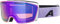 ALPINA NENDAZ Q-LITE - Verspiegelte, Kontrastverstärkende OTG Skibrille Mit 100% UV-Schutz Für Erwachsene, white-lilac matt, One Size