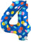Folat 64184 Luftballon Geburtstag Ziffer Zahl 4 Colorful Dots Blau mit farbigen Punkten 86 cm - Helium Ballon Decoration Geburtstagdeko, Ballon Zahl