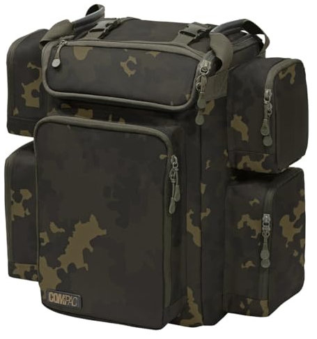 Korda Compac Rucksack 45 Dark Kamo 45x42x32cm - Angelrucksack, Angeltasche, Anglerrucksack, Zubehörtasche