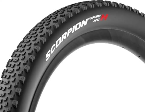 Pirelli Unisex – Erwachsene Scorpion Sport XC H Fahrradreifen, Black, 29x2.2