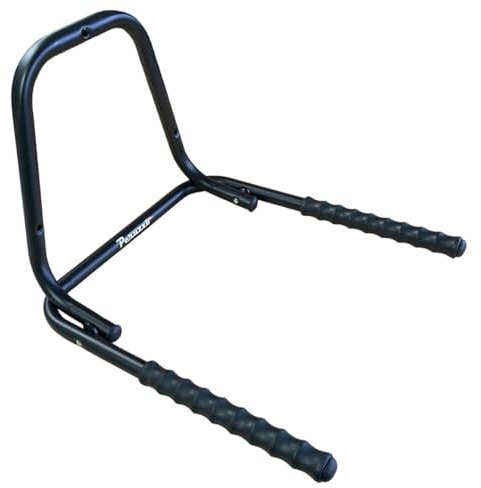 Contrast Peruzzo 2 Bike Folding Wall Mounted Storage Rack - Black/Black