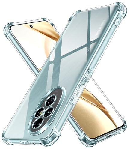 iVoler Cover per Honor 200 5G, Custodia Antiurto Trasparente per Assorbimento degli Urti con Paraurti in TPU Morbido, Sottile Morbida in Silicone TPU Protettiva Case