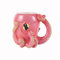 GUAOOYY Pink Octopus 3D Ceramic Mug, 19.6 Oz Boho Octopus Shaped Statue Cup, Novel Mug, Festivals Or Birthday Gifts for Coffee And Milk Tea Enthusiasts