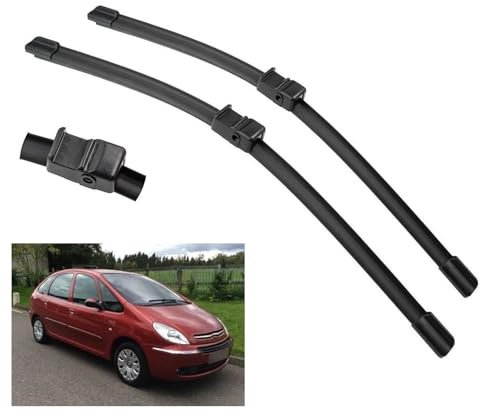 Escobillas limpiaparabrisas Delanteras para Citroën Xsara Picasso (2006-2010), Parabrisas de 26 + 26