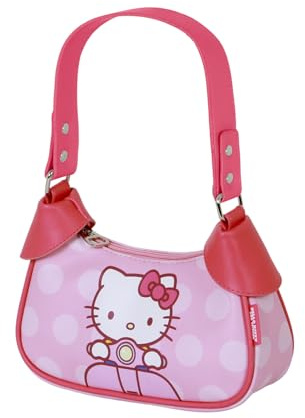 HELLO KITTY Girl's Fancy Casual Tasche Schultertasche 21,5 x 14,5 cm, Rosa