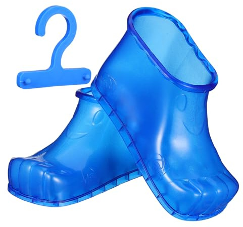 Gogogmee Fußbadschuhe Fußbad Stiefel Auslaufsicher Klein 12,5cm Blauer Hoher Schaft Fußbadewanne Für Fußpflege Zuhause Und Fußmassage