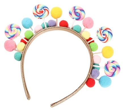 Fanciful Candy geformtes Haarband für Kinder, dünn, ofengebackener Ton, rutschfest, Haardekoration