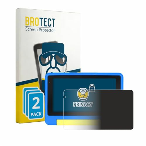 BROTECT 2 Stück Anti-Spy Blickschutzfolie für Bufo Kids Tablet 7 Privacy Screen Protector [Displayschutz-Folie, Sichtschutz, Blaulichtfilter]