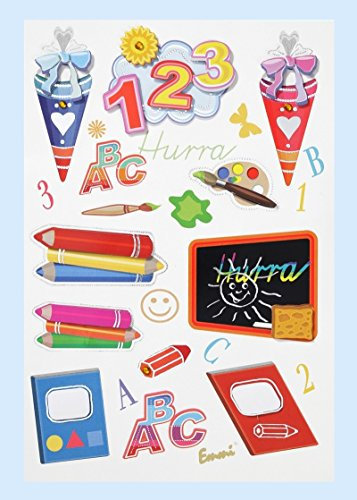 Creapop Sticker * Einschulung Schulbeginn Schule III * Aufkleber