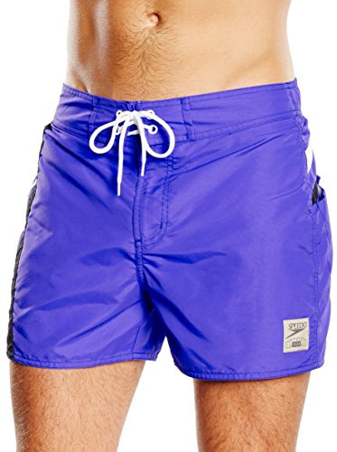 Speedo Boxer da Bagno Retroscope Viola/Nero/Bianco S