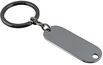 Arfasatti Plastik Schlüsselanhänger in Reinem Sterling Silber 925 Glänzend Handmade