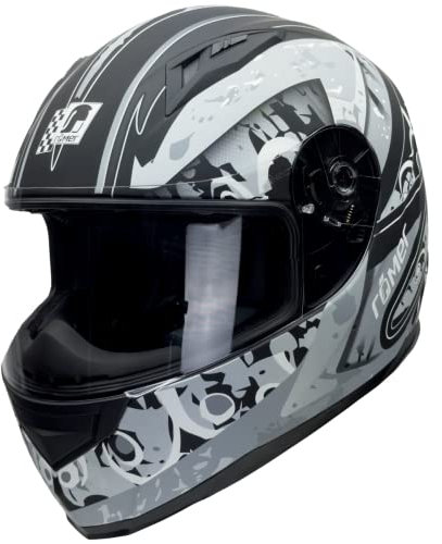 Römer moderner Integralhelm alltagstauglicher Motorradhelm für Damen und Herren, Mehrfarbig, Größe S