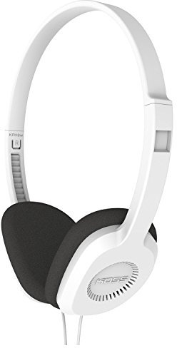 Koss KPH8 On-Ear Stereo Headphones for (3.5 mm Jack) iMac/Laptop/DJ/MP3 Players - White