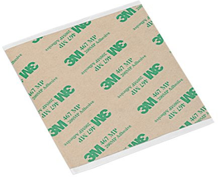 3M 12X12-12-467MP - Nastro adesivo di trasferimento 467MP, 30,5 cm, lunghezza 0,33 m, trasparente (confezione da 12)