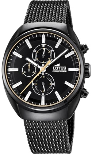 Lotus HerrenArmbanduhr Chronograph Quarz Edelstahl 18567/B