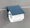 WENKO Toilettenpapierhalter Cover Slateblue, Blau, Maße (B x H x T): 13.5 x 12 x 2.5 cm