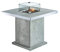 Clifton Gaskamin Comfort Serie (Lounge- Dining- Table) Feuerstelle Terrassenkamin Verschiedene Kombinationen (Tischfuß Dining Table Grey - Tischplatte M Grey)