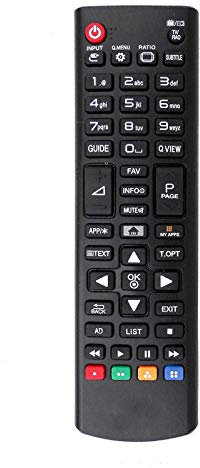 Replacement Remote Control Compatible for LG 28MT48S Smart 28 LED TV
