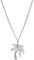 Sterling Silver Palm Tree Pendant Necklace, 18