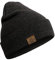 Wmcaps Classics Unisex Mütze, Mütze Damen, Leatherpatch Strickmütze, Long Beanie Cap für Damen und Herren, Das Ganze Jahr, Weicher Stoff, One Size (Schiefer Grau)