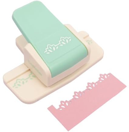 Craftelier - Hebel-Stanzpresse zur Herstellung von dekorativen Blütenspitze auf Papier und Karton Speziell für Scrapbooking und Bastelarbeiten | Größe ca. 4,5 x 2,95 x 4,8 cm