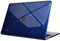 Fintie Hülle Kompatibel mit MacBook Pro 13 (2016-2022) A2338(M2/M1)/A2289/A2251/A2159/A1989/A1706/A1708, Ultradünne Hartschale Schutzhülle, Blau(Glitzer)