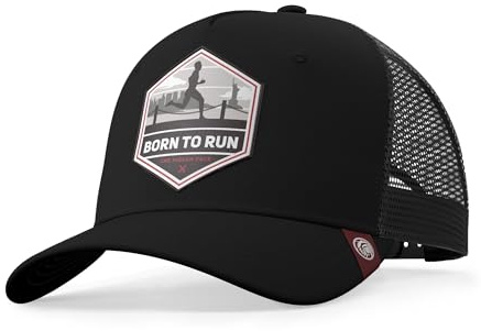The Indian Face Unisex Born to Run Baseball Kappe, Bleu, One Size
