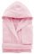 Lingerie Shop Accappatoio con Cappuccio in Spugna 100% Cotone Tinta Unita Uomo Donna Unisex (L, ROSA)