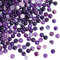 OLYCRAFT Ca.248~252 Stück Natürliche Fire Crackle Agate Beads 6~7mm Violett Gefärbte Edelsteinperlen Natursteinperlen Lose Abstandsperlen Für DIY-Armbänder Halsketten Ohrringe Schmuckherstellung
